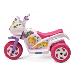 Elektrická motorka trojkolesová - PEG PEREGO MINI PRINCESS - ružová